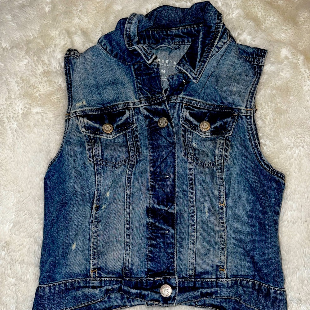 Aeropostale Denim Vest
